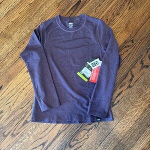 REI - Midnight Crew Base Layer - Purple Violet Kids - Medium 10/12 NWT